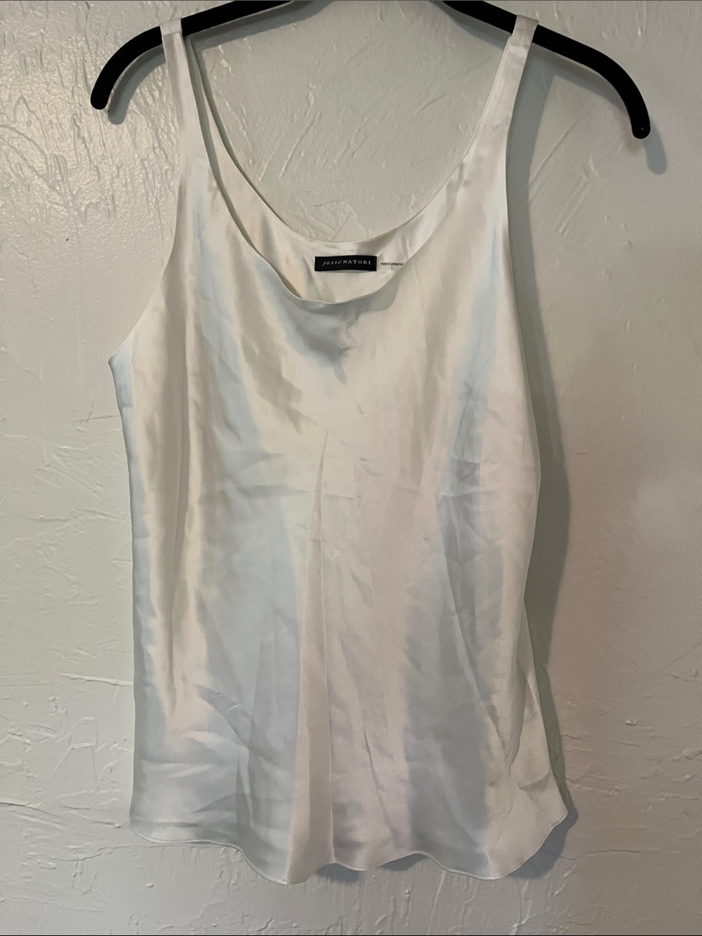 Natori Ivory Satin Camisole Top